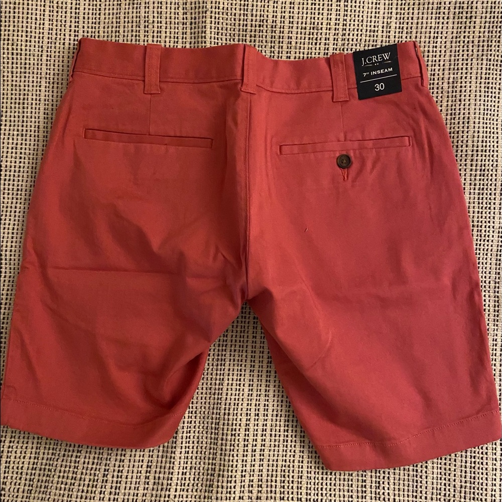 J. Crew 7” Flat Front Chino Shorts New (S)